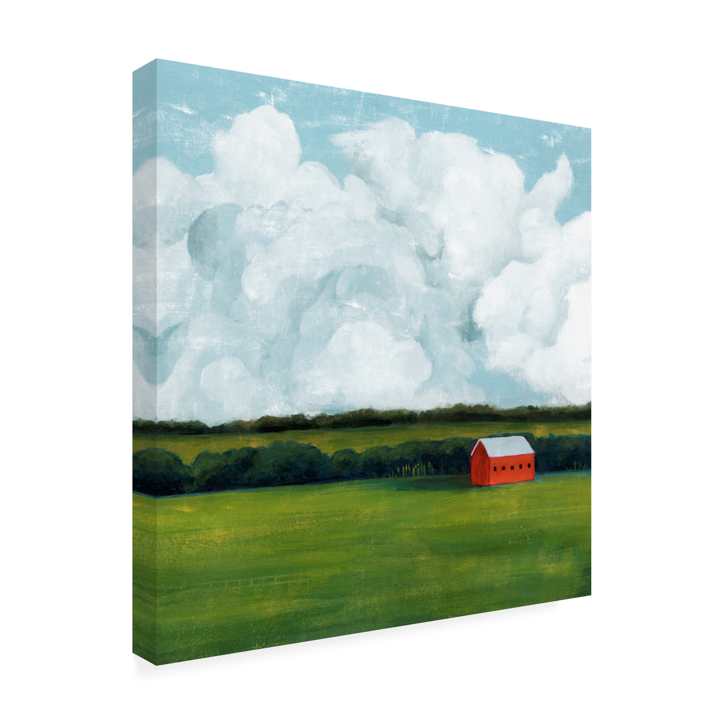 Grace Popp 'Lone Barn II' Canvas Art
