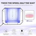 thumbnail image 5 of 54W UV LED Nail Lamp – Plug-in Gel Nail Light with LCD Display, 4 Timers, Auto Sensor, Dual Wavelength, Nail Dryer for Home & Salon – Black, 5 of 5