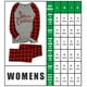 thumbnail image 5 of Traje de pijama de Navidad para padres e hijos, pantalones superiores estampados de manga larga, ropa de dormir para mujeres Scienceny HA001372-06, 5 of 6