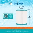 thumbnail image 2 of Hurricane Spa Filter Cartridge Replacement for RMA25-M, Master Spa Outer Cartridge, 2 Pack, 2 of 5