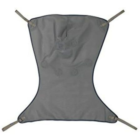 Invacare Premier Comfort Full Body Sling for Patient Lifts, 500 lb. Weight Capacity, Spacer Fabric, Small, 2485554, Binding; Navy, Body; Gray