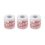 Boxing Day Deals Snorda Christmas Decorations Christmas pattern color toilet paper Santa Christmas tree printed tissue