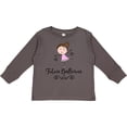 thumbnail image 3 of Inktastic Future Ballerina Girls Dance Girls Long Sleeve Toddler T-Shirt, 3 of 5