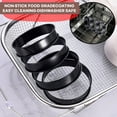 thumbnail image 3 of 8-Pack Non-Stick Stainless Steel Crumpet Rings – 10cm English Muffin & Pancake Baking Molds with Double-Rolled Edges, 3 of 7