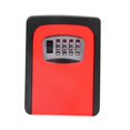 thumbnail image 1 of Caja de bloqueo de almacenamiento de llaves Sharpla Combinación de 4 dígitos Seguridad al aire libre rojo, 1 of 8