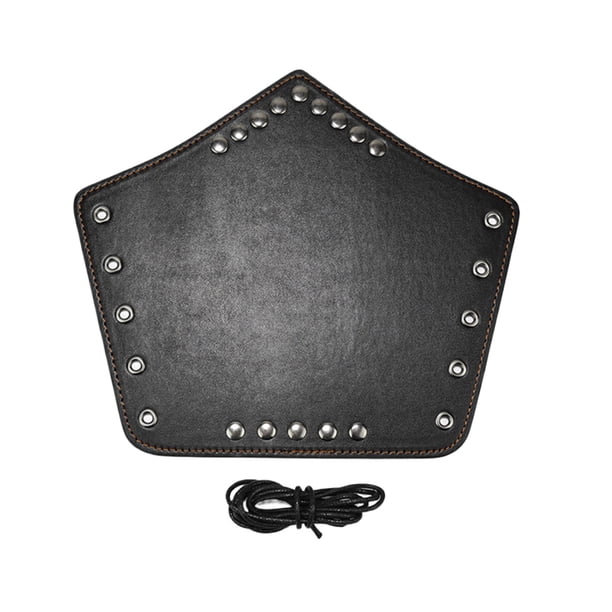 Qarigey Retro de protección de brazo de larga duración para protección de manos protección de brazo para deportes al aire libre Accesorios de disfraces Negro