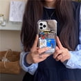 thumbnail image 2 of Funda de espejo de moda de lujo para iPhone 12 Case 12 Pro Case Soft TPU Bumper Frame a prueba de golpes Vidrio templado Back Cover Glitter para iPhone 12 12 Pro Phone Case para niñas Womens Case (Negro) Zhivalor HMJM337-9, 2 of 7
