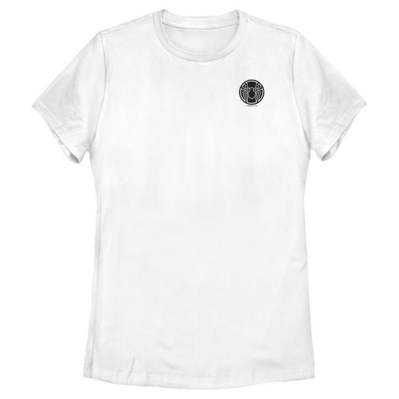 Women's Marvel Spider-Man: No Way Home Spider Pocket Logo Graphic Tee White X Large
