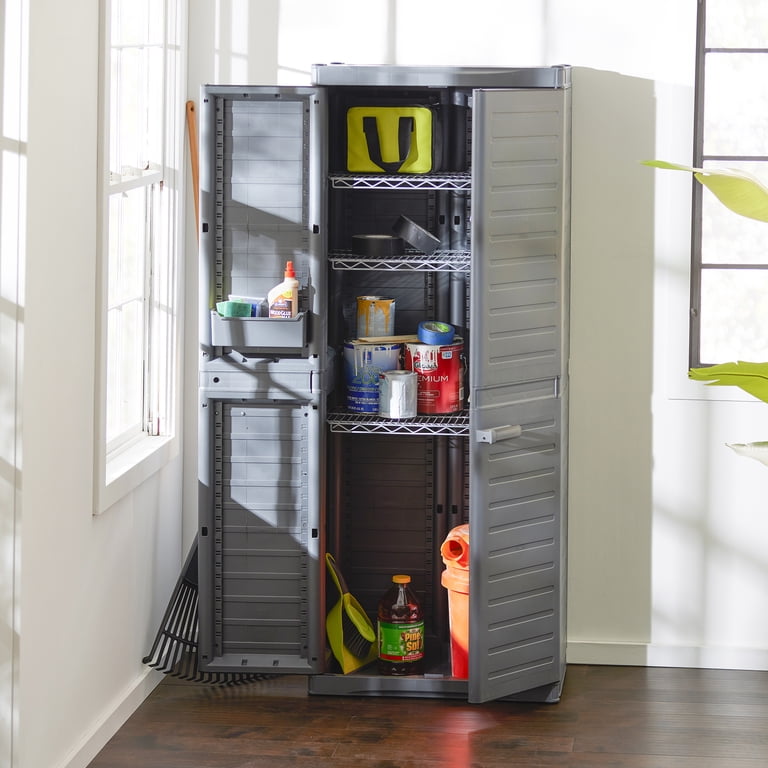 Gracious Living MaxIt 3-Shelf Garage Cabinet, 19