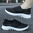 thumbnail image 3 of Orthopedic Arch Support Walking Shoes for Women Black Mesh Comfort Breathable Nurse Work Driving Sneakers, 3 of 5