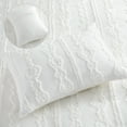 thumbnail image 6 of CAROMIO 100% Cotton Tufted Duvet Cover Queen Size 3Pcs Boho Jacquard Embroidery Shabby Chic Bedding Duvet Set, White, 6 of 8