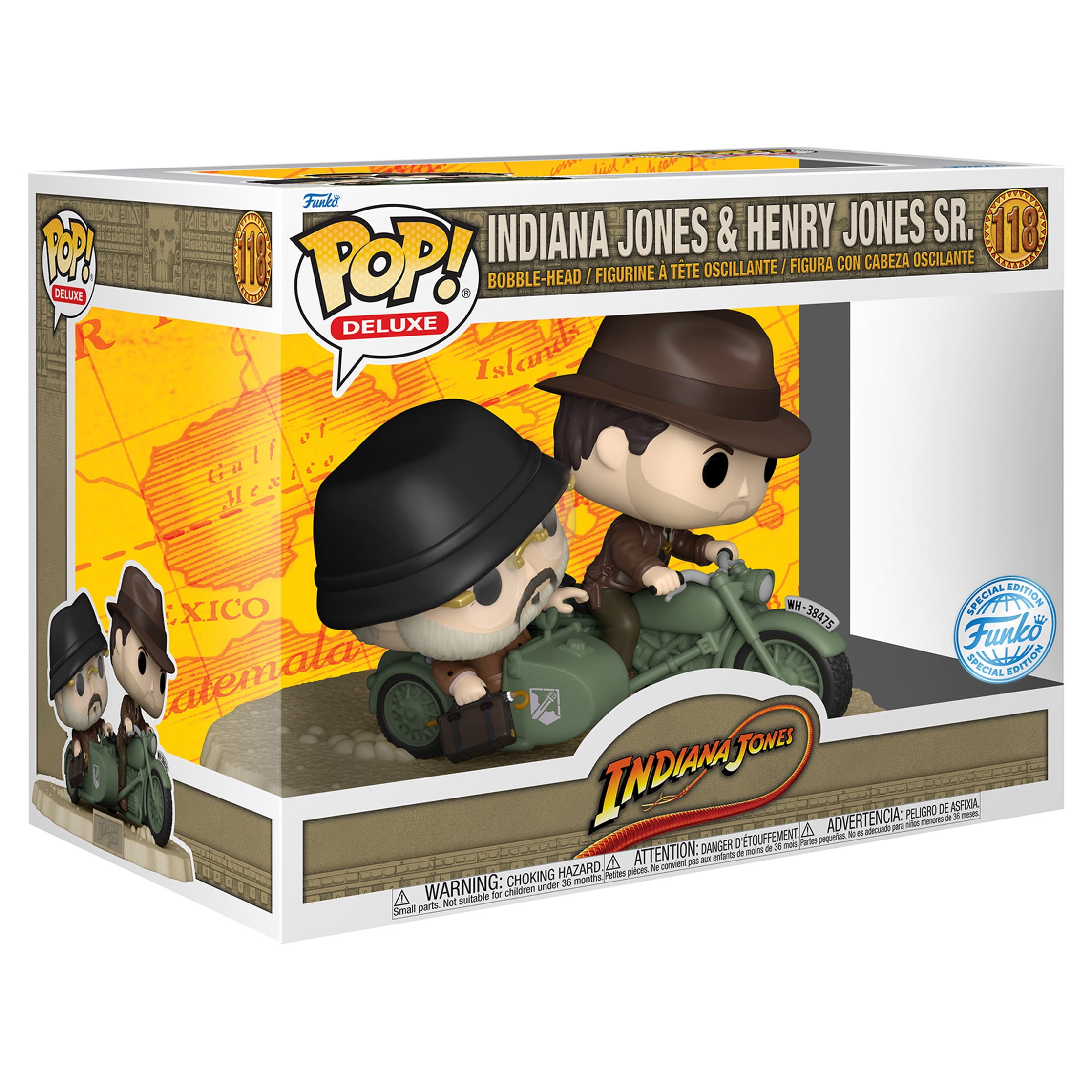 Funko Pop! Ride Super Deluxe #118: Indiana Jones and The Last Crusade - Indiana Jones & Henry Jones Sr