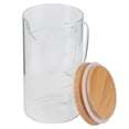 thumbnail image 3 of Glass Cup, Heat Resistant Water Bottle Easy To  With Lid For Tea Rooms Restaurants For Coffee Shops Hotels 500ml, 3 of 8