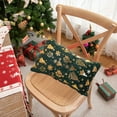 thumbnail image 5 of Xuniizn Christmas Pillow Covers 18x18 inch Xmas Decorations Soft Plush Faux Fur Wool Christmas Throw Pillow Cases Winter Holiday Decor for Sofa Living Room, Green, 5 of 7