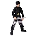thumbnail image 2 of for Boys Pirate Long Sleeve Tops Pants Outfit Set Kids Boy Dress up Clothes for Play Kids Halloween, 2 of 4