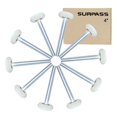 thumbnail image 1 of Rollos para puertas de garaje Superpass, ultrasilenciosos, de nailon, paquete de 10 pulgadas, 1 of 6
