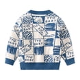 thumbnail image 3 of Baozhu Girls' Boys' Knitted Cardigans Sweater School Uniforms Long Sleeve Kids 1-6 Years Best Festival Gift, 3 of 9