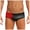 Red, variant on kamemir Mens Bikini Mens Summer Stretch Swimming Briefs 3D Printed Elastic Band(Red,S)