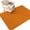 Yellow, Orange, variant on Entryway Rug 2'x3', Burnt Orange Kitchen Runner Rugs Non-Slip Carpet Mats, Country Modern Farmhouse Solid Fall Orange Bedside Rugs Runners Washable Floor Carpet for Bathroom Laundry Room