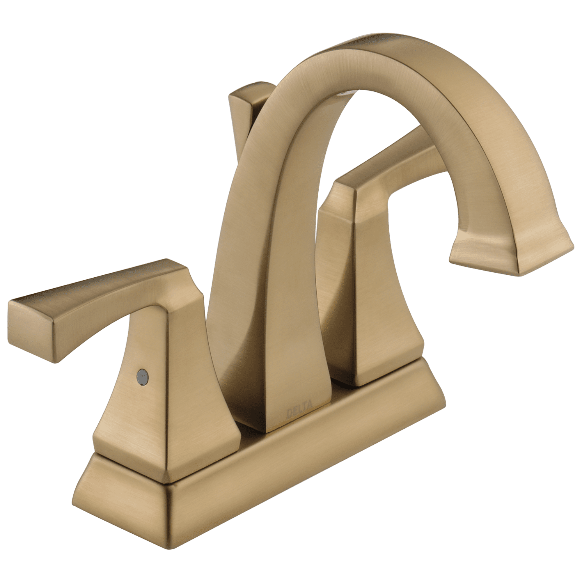 Delta Dryden Two Handle Centerset Bathroom Faucet with Metal Drain