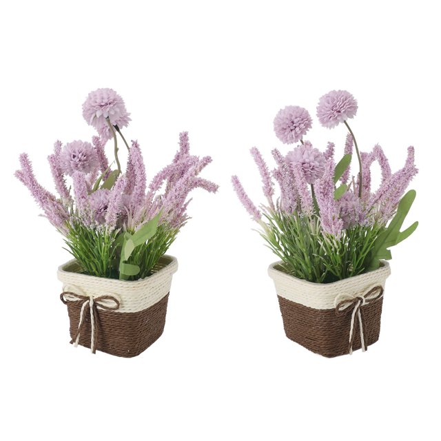 Premium Plastic Realistics Artificial Potted Plant, Simple Style Design Long Lasting Freshness Potted Plants for Decor