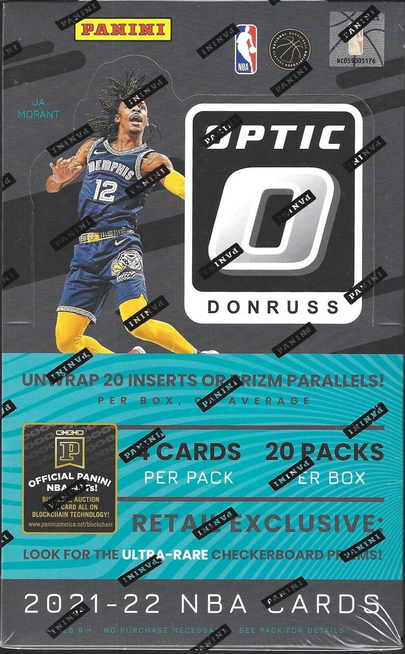202122 Panini Donruss Optic Basketball Retail Box 20 Packs per Box