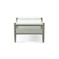 thumbnail image 6 of Noble House Grantlee Acacia Wood Coffee Table with Tempered Glass Top, Gray Finish, 6 of 8
