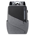 thumbnail image 1 of Mochila para computadora portátil, mochilas de viaje para computadoras portátiles de negocios con puerto de carga USB, gris, 1 of 6