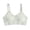 Mint Green, variant on Lopecy-Sta Women's Ribbed Nursing Bra for Breastfeeding, Seamless V-Neck Maternity Bralette with Drop-Down Cups and Adjustable Straps, Soft Breathable Comfortable Pregnancy Underwear