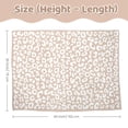 thumbnail image 3 of Manta SANDJEST de felpa con estampado de leopardo Minky, 76 x 102 cm, 3 of 7