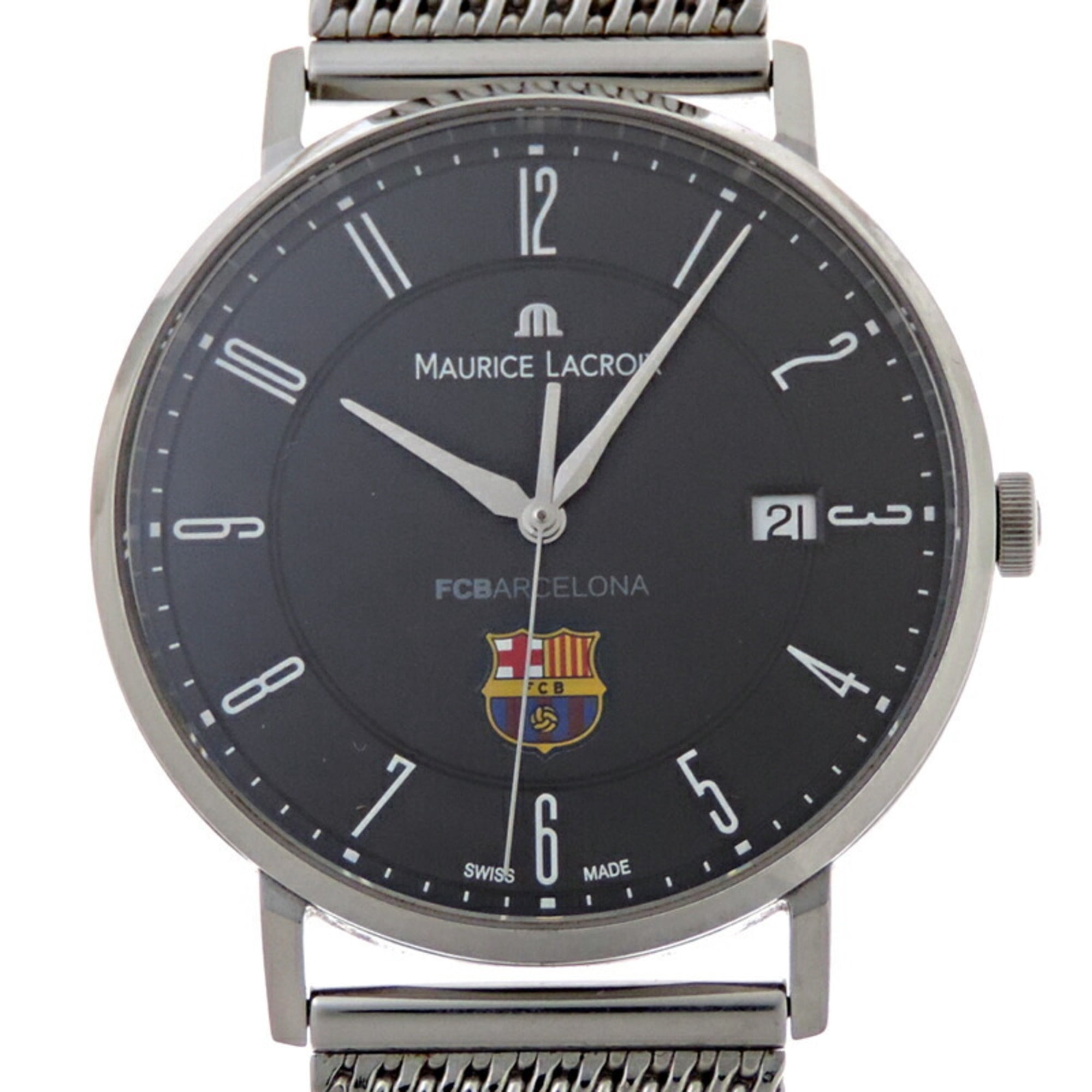 Pre-Owned Maurice Lacroix Eliros Date FC Barcelona Men