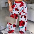 thumbnail image 5 of EASYBRAUS Women Printed Two Piece Short Sleeve Blazer Set Elegant Casual Summer Outfit S-3XL, 5 of 6