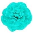 thumbnail image 1 of 1 Pc, Large Paper Rose Flower Tissue Wall Backdrop/Chairs 50Cm - Turquoise/Green For Weddings, Baby Showers, Bridal Showers, Birthday Parties, Proms, 1 of 1