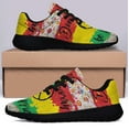 thumbnail image 3 of Don T Worry Be Hippie Shoes Sneakers for Women Men Black Size 6, 3 of 7