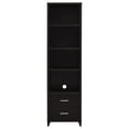 thumbnail image 4 of Lewes 4-shelf Engineered Wood Media Tower Cappuccino, 4 of 9
