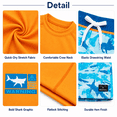 thumbnail image 4 of Big Chill Boys' Rash Guard Set - UPF 50+ Short Sleeve Swim Shirt and Bathing Suit Trunks - Swimwear Set for Boys (4-14), 4 of 7