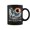 Black, variant on Jack Russell Terrier Dog Howling At Solar Eclipse Coffee Mugs