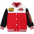 thumbnail image 1 of Chaqueta Varsity Cars Lightning McQueen de Disney Cars para niños de 2 a 6 años, 1 of 6
