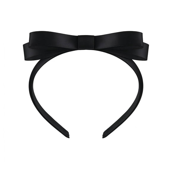 Tyqour Black Bow Headband