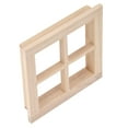 thumbnail image 1 of Ventana de casa de muñecas, ventana de casa de muñecas 1:12, ventana en miniatura, decoración de casa de muñecas, diseño de clase mundial, 1 of 8