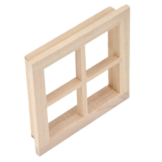 Ventana de casa de muñecas, ventana de casa de muñecas 1:12, ventana en miniatura, decoración de casa de muñecas, diseño de clase mundial