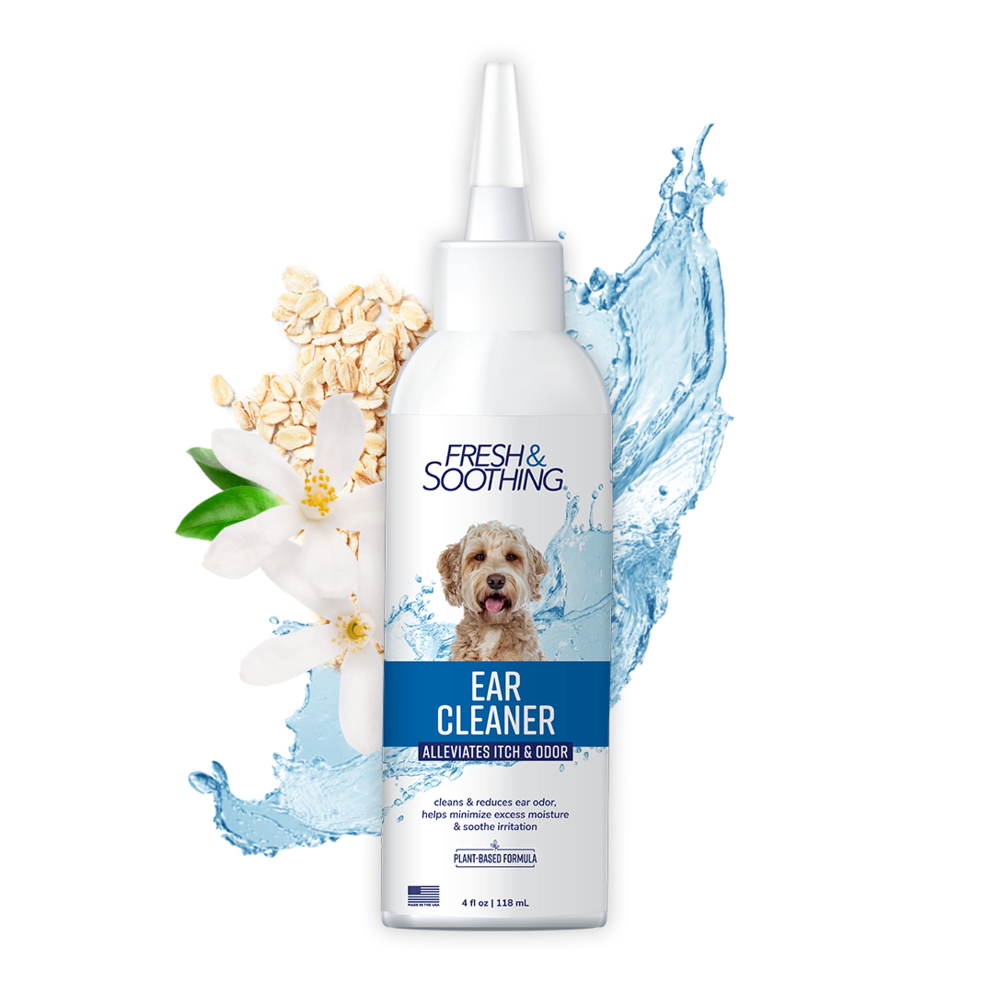 Naturel Promise Fresh & Soothing Cat & Dog Ear Cleaner & Ear Rinse, 4oz