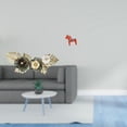 thumbnail image 2 of Arte de pared colgante,Decoración de pared de metal con colgante de hierro nórdico de lujo,Figura de escritorio,Estatuas artesanales tradicionales suecas,Figura creativa del caballo, 2 of 8