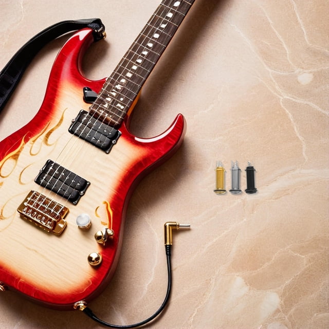 unbranded 3Ud Salida De Audio Para Guitarra Con Rosca Compatible Para Bajo Y Guitarra Eléctrica