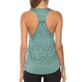 thumbnail image 3 of Chalecos mujer Mujeres Workout Tops Racer Back Solid sin mangas Yoga Fitness Running Gym Lounging Qu Tomshoo Chalecos mujer, 3 of 6
