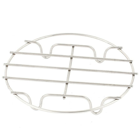 Unique Bargains Kitchen Cookware Stainless Steel Wire Steaming Rack Stand