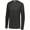 Black, variant on Sportswear mens Tri-blend Crew Long Sleeve, Navy Heather, Small