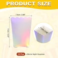 thumbnail image 2 of Uxcell 12 Pcs Popcorn Boxes, 3 Inch Popcorn Bucket Containers, Movie Night Supplies Paper Cups Holders for Cinema, Silver, 2 of 7