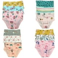 thumbnail image 4 of Premium 12-Pack Cotton Briefs for Toddler Girls | Sizes 2T-7T | Soft and Comfortable Underwear, 4 of 5