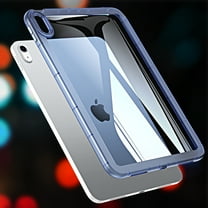 Dteck Clear Case for iPad 10th Generation 10.9 inch,iPad 11-inch (A16) 2025 Shockproof Rubber Case Slim TPU Back Protective Soft Shell Cover for iPad 10th/11th Generation,Blue